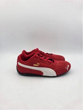 Puma Speedcat Shoes Kids Size 2Y Classic Red Suede Lace Up 401699-02
